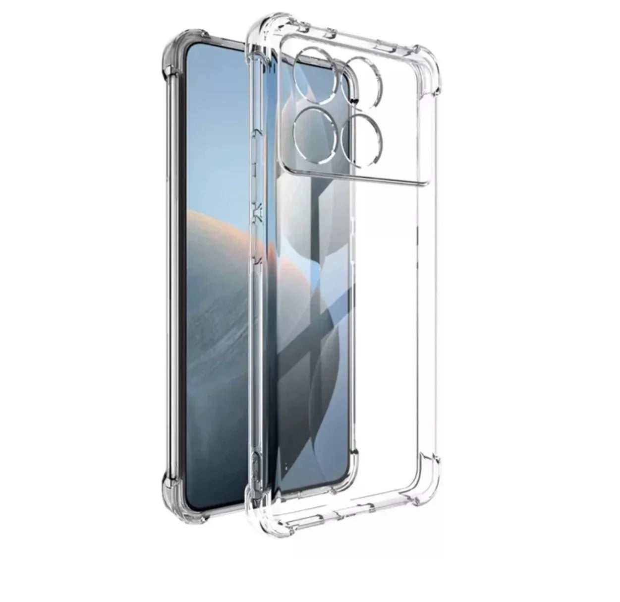 9D Ceramica Film + Anti Impact Case for Xiaomi Poco X6 / Poco X6 Pro Case
