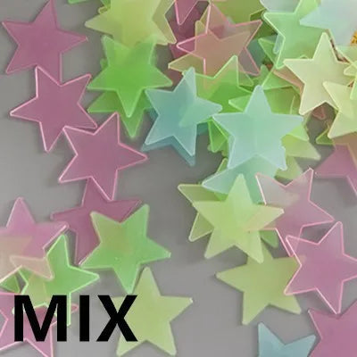 100 Adesivos de Parede Luminosos - Crie Um Céu Estrelado Mágico no Quarto do Seu Filho!
