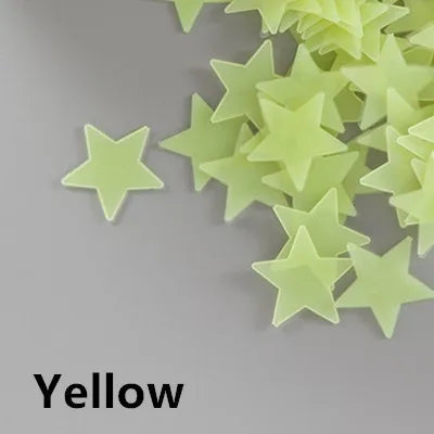100 Adesivos de Parede Luminosos - Crie Um Céu Estrelado Mágico no Quarto do Seu Filho!