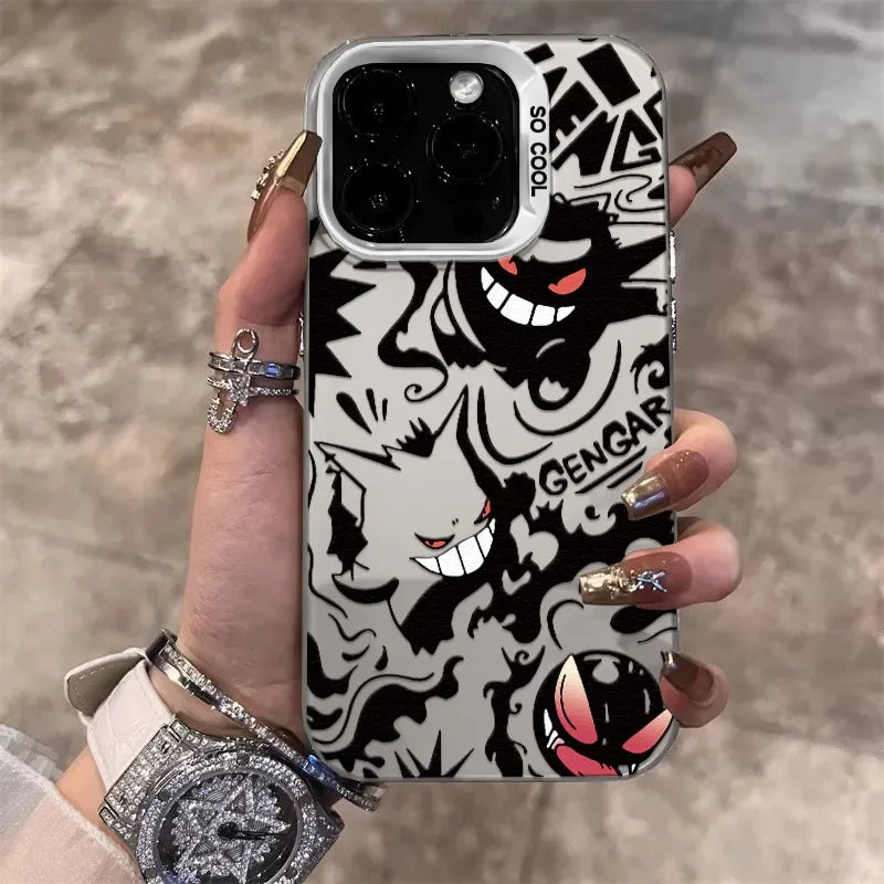 Capinha capa Fosco de telefone Demon é adequada para iPhone xr xs max 7/8 11 12 13 14 15 16 pro max plus case sílica