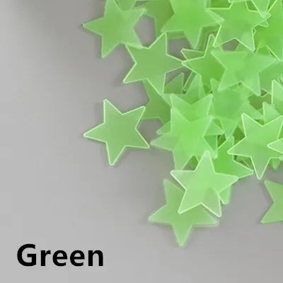 100 Adesivos de Parede Luminosos - Crie Um Céu Estrelado Mágico no Quarto do Seu Filho!