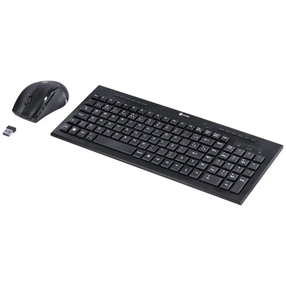 Dynamic ABNT2 Wireless Keyboard & Mouse/1200DPI Black USB - DC100