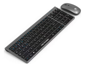 2.4g Wireless Wireless Bluetooth Keyboard And Mouse Kit Rechargeable Abnt2 Bk-8078