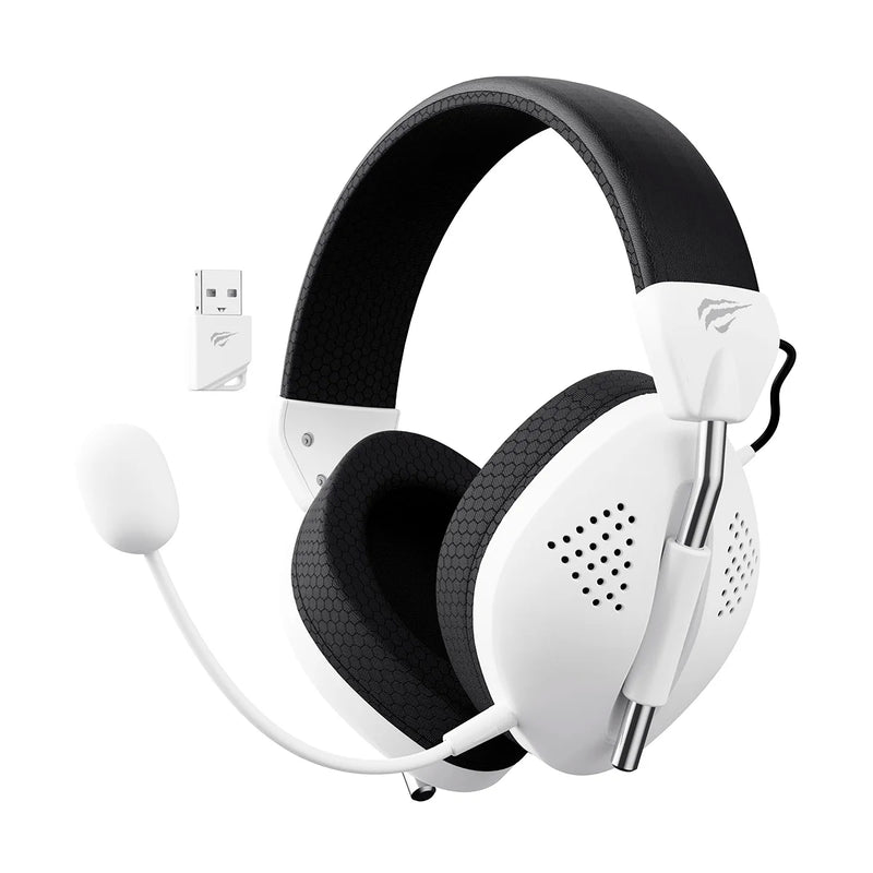 Headset Gamer Havit Gamenote Fuxi H4 BT 2.4GHz Type-C Branco