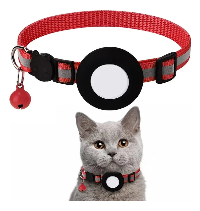 Cat Collage Airtag Case Reflective GPS