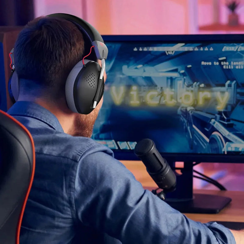 Headset Gamer Havit Gamenote Fuxi H4 Bluetooth Wireless 2.4GHz USB Cinza