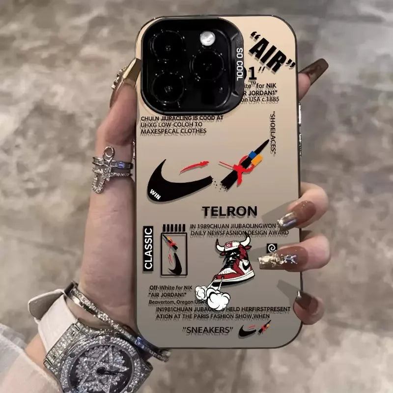 Capinha Capa Resistente A Choques De Logo case iPhone  xs max xr 7 8  11 12 13 14 15 16 pro max cas plus