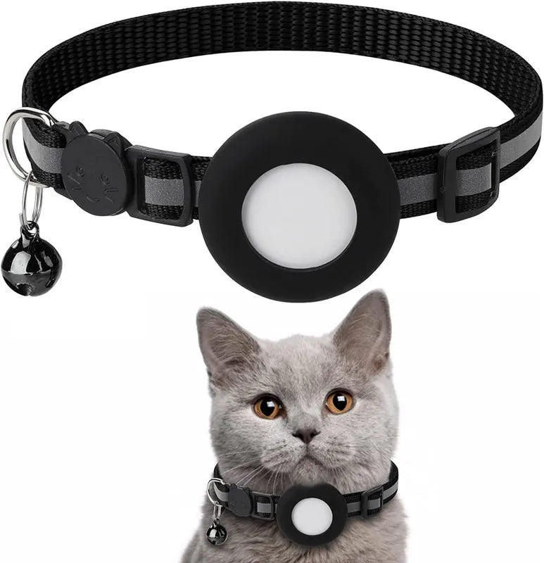 Cat Collage Airtag Case Reflective GPS