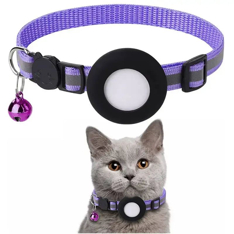 Cat Collage Airtag Case Reflective GPS