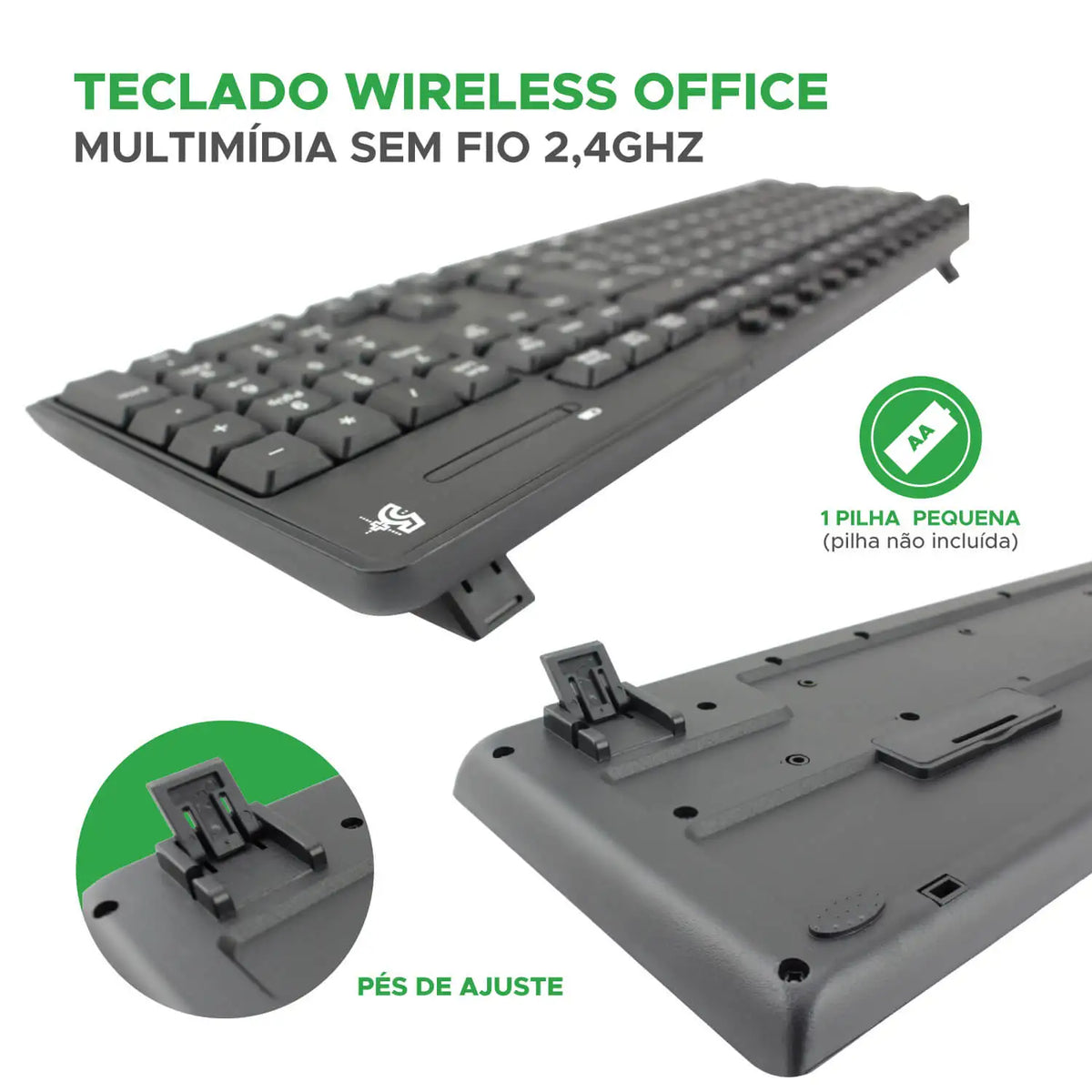 2.4GHz Certificate Anatel Abnt2 Office 5 + Wireless Keyboard