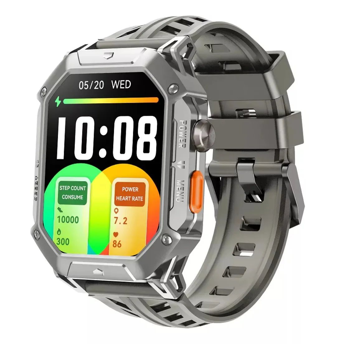 Military Smartwatch Haylou Iron N1 Amoled 5ATM Grey Smartwatch