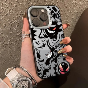 Capinha capa Fosco de telefone Demon é adequada para iPhone xr xs max 7/8 11 12 13 14 15 16 pro max plus case sílica