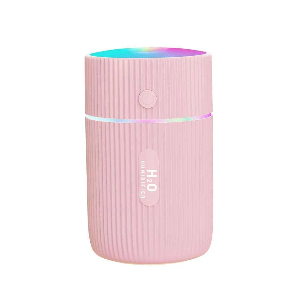 Umidificador Portátil com Purificador de Ar e LED Colorido - Aromatize e Renove Seu Ambiente!