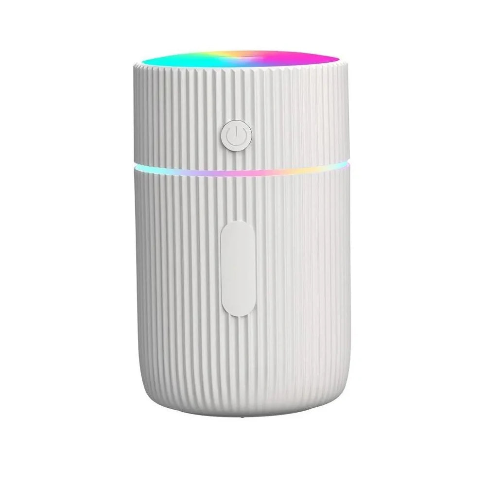 Umidificador Portátil com Purificador de Ar e LED Colorido - Aromatize e Renove Seu Ambiente!